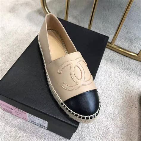 chanel espadrilles apricot vs beige|Chanel espadrilles for women uk.